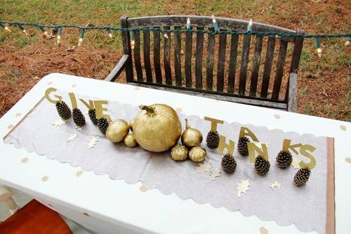 "Table and Place Organized for Thanksgiving and other occasion"