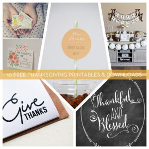 Roundup: Our Favorite FREE Thanksgiving Printables and Downloads - Curbly