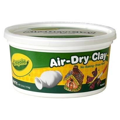 A container of air dry clay.