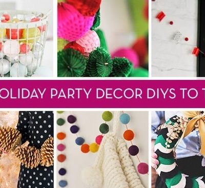 Different types of garland and wreath party decor.