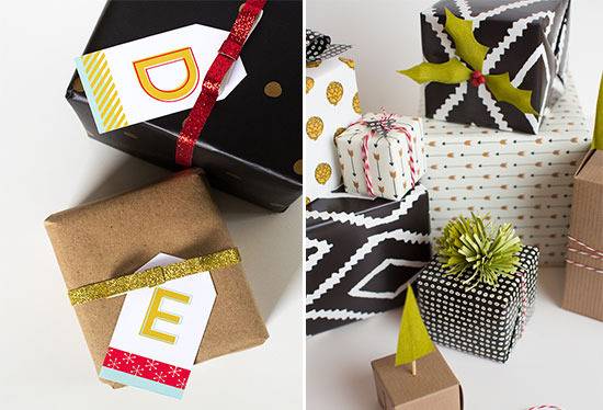 "Gift Topper and Gift Tags Prepared using things available at home"