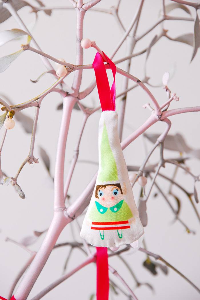 DIY  colorful and beautiful ideas for elf stuffed ornaments.
