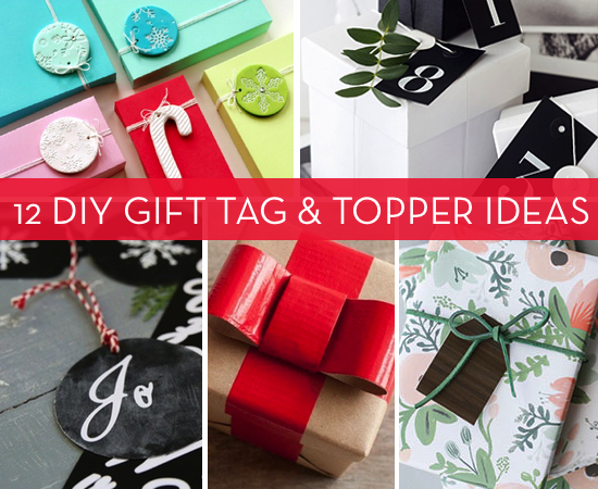 " Creative Gift Topper and Gift Tag to Gift"