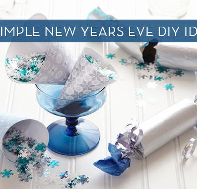 Blue and white New Years ideas and crafts.