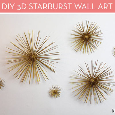 "Attractive and Beautiful Modern 3D Starburst Wall Art"