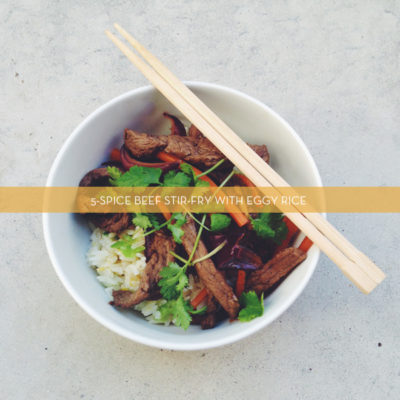 5-Spice Beef Stir-fry With Eggy Rice
