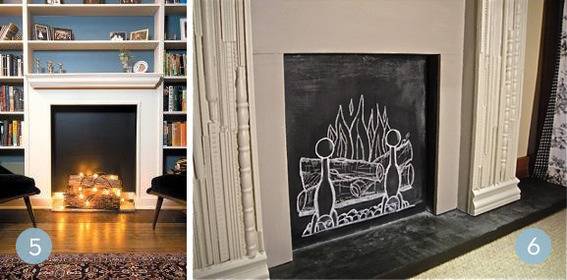 "Creative ways to Decorate A Non-Working Fireplace"