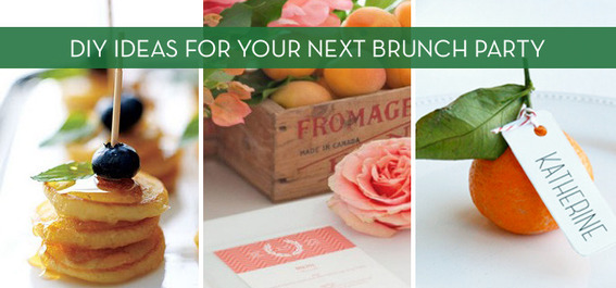 Stylish food item decoration ideas for brunch party.