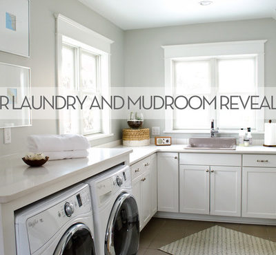Curbly House Mudroom & Laundry Room