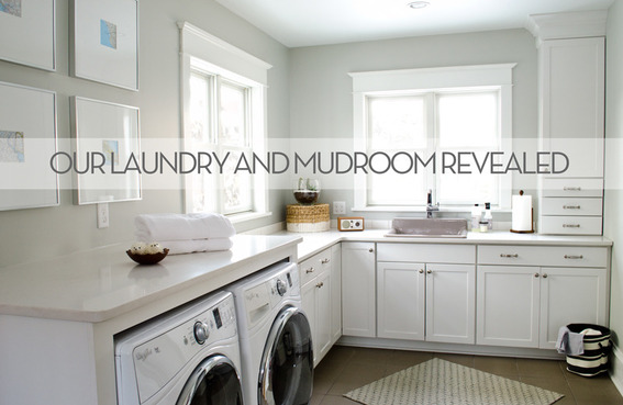 Curbly House Mudroom & Laundry Room