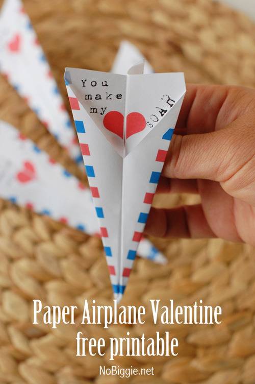 Paper Airplane Valentine