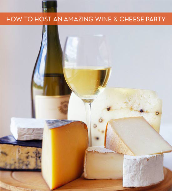 Wine and cheese party ideas.