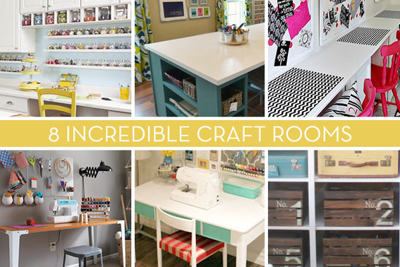 Organized craft room inspiration.