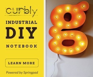 Industrial DIY notebook from Springpad