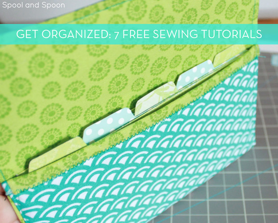 Handmade fabric coupon organizer.