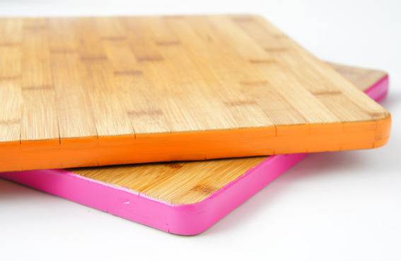"A DIY Wooden Board for Chopping Vegetables"