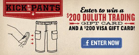 DTC Kick in the Pants Facebook Contest