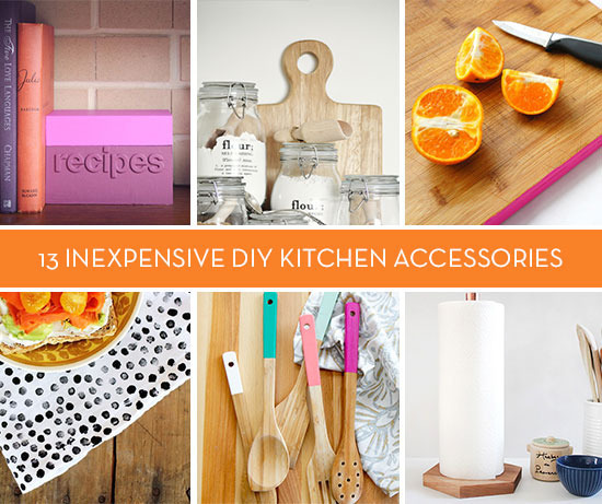 "A Simple and Stylish Kitchen using Inexpensive Kitchen Accessories"