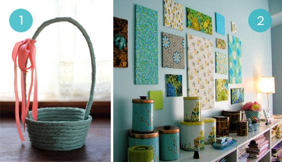 Creative ways to use fabric without a sewing machine.