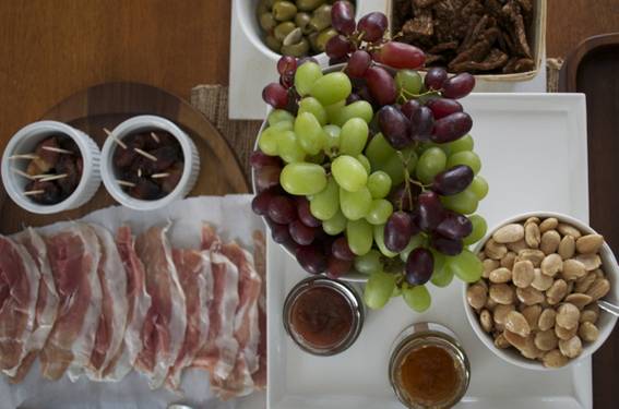 Wine & Cheese Party Using Small Dishes