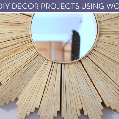 10 DIY decor ideas using wood.