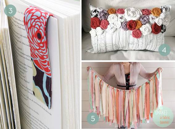 10 DIY Home Decor Projects Using Fabric Scraps