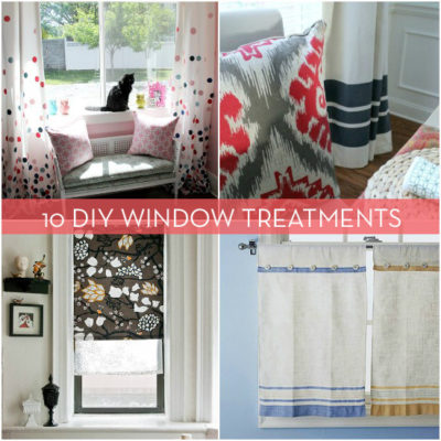 10 diy window treatments