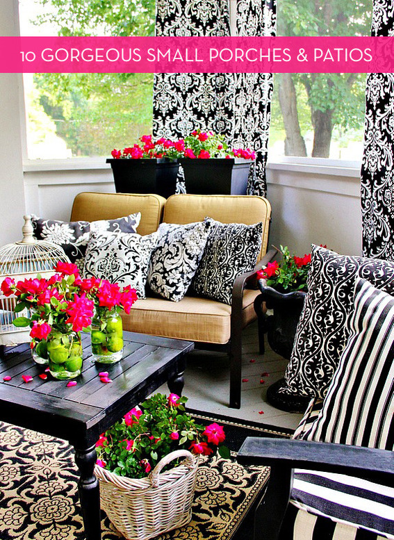 10 Amazing Small Porches And Patios