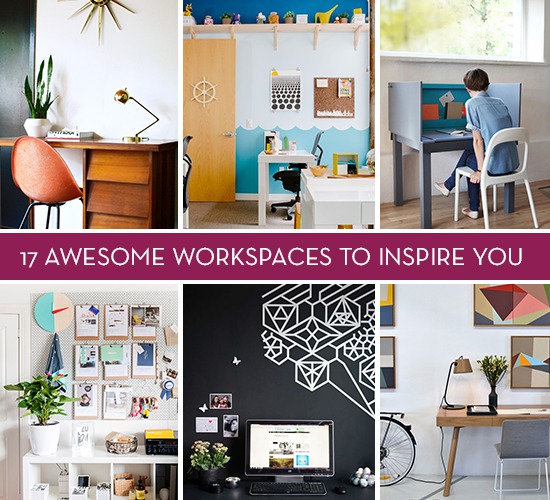 Six different workspaces in awesome designs.