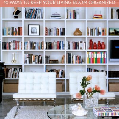 Keep Your Living Room Clean and Organized