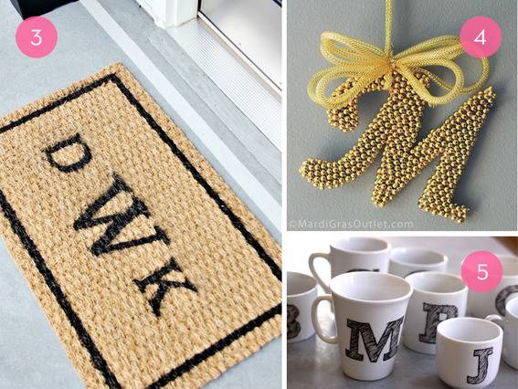 10 Monogram DIY Projects For Your Home
