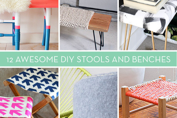 "Different types of Stools and Benches using DIY"