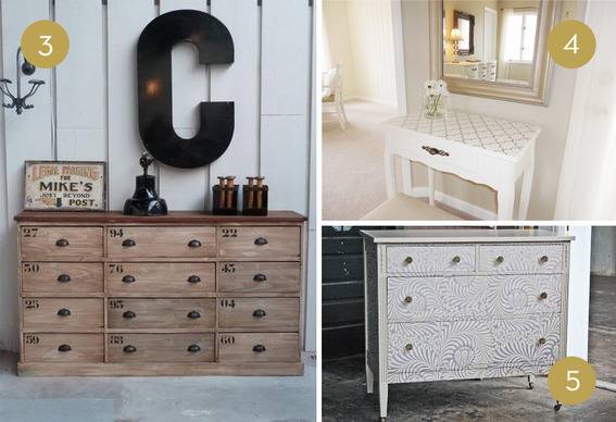 Inspiring Stenciled Furniture