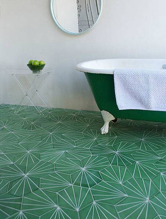 Eye Candy 14 Bold Bathrooms With Patterned Floor Tile Curbly Eye Candy 14 Bold Bathrooms With Patterned Floor Tile Curbly