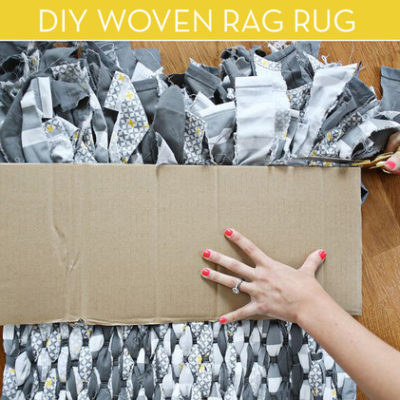 DIY Woven Rag Rug