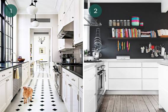 Eye Candy: 10 Stunning Black And White Kitchens