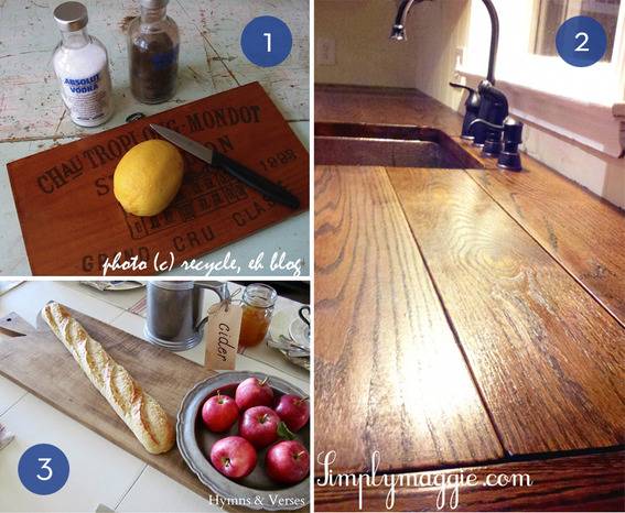 DIY Wooden Cutting Board and Butcher Block Projects