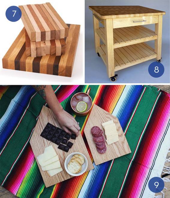 DIY Wooden Cutting Board and Butcher Block Projects