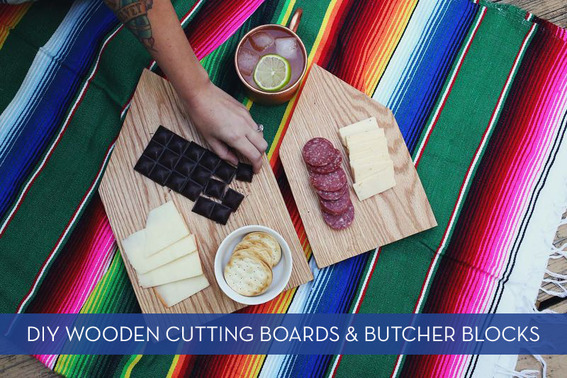 DIY Wooden Cutting Board and Butcher Block Projects