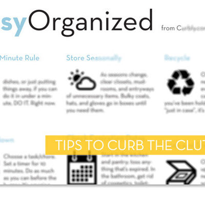 Free PDF download: Cheat sheet with tips to curb the clutter.