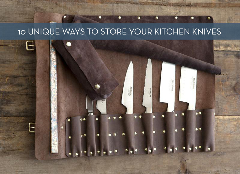 10 Creative Kitchen Knife Storage ideas