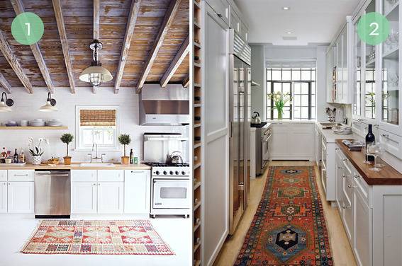 10 Beautiful Examples of Rugs In The Kitchen
