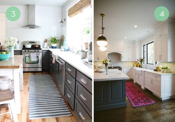 10 Beautiful Examples of Rugs In The Kitchen