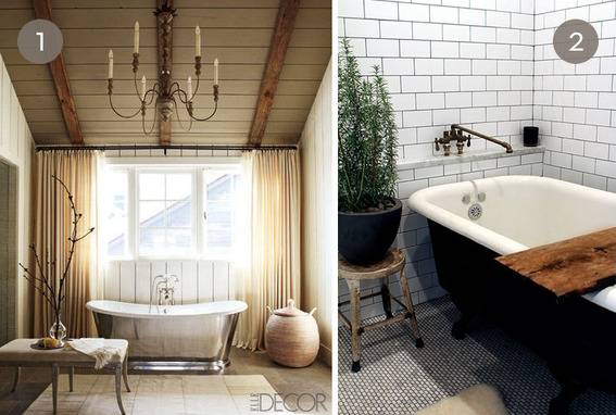10 Beautiful Rustic Chic Bathrooms