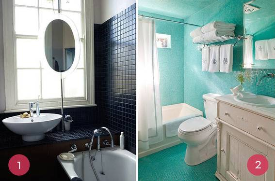 10 Beautiful Small Bathrooms