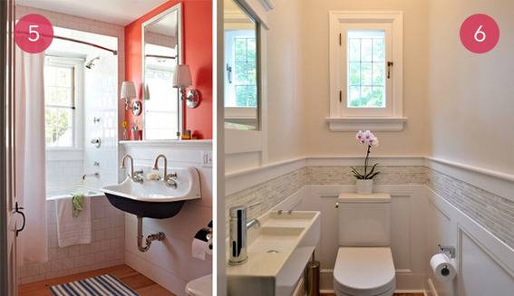 10 Beautiful Small Bathrooms