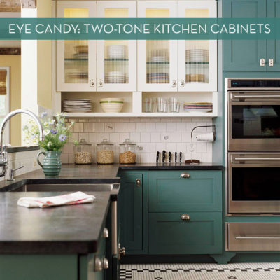 Eye Candy: Beautiful Two-Tone Kitchen Cabinets