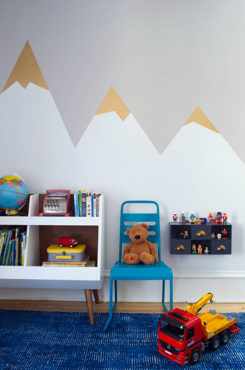 Little Boy's Room Makeover: Mountain Mural