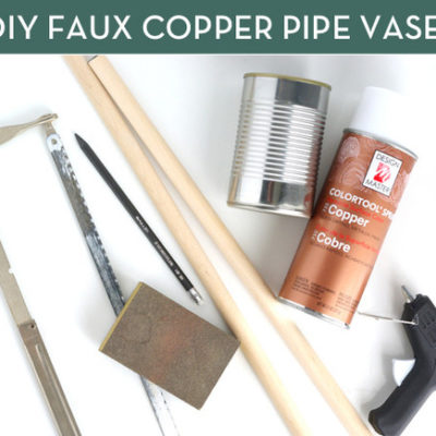 Faux Copper Pipe Vae by Oleander and Palm