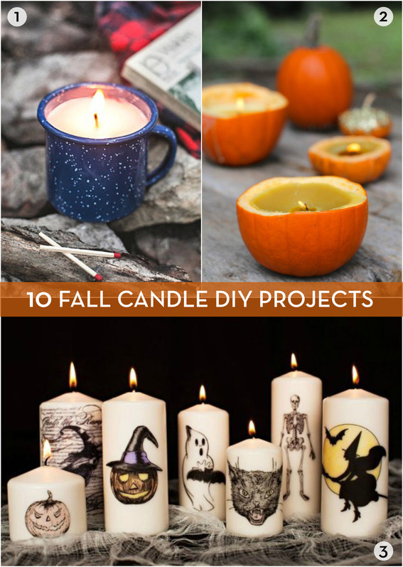10 Fall Candle DIY Projects